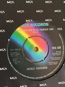 Merle Haggard: From Graceland To The Promised Land EX Con 7” Single Free UK Post - Picture 1 of 4