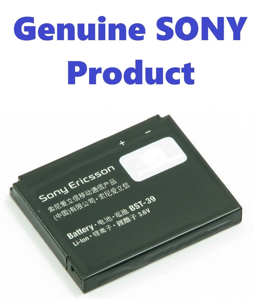 Nueva Batería Original Sony Ericsson BST-39 (920mAh) - TM717 W380 W518 W908 Z555 Foto 1 de 1