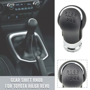 Gear Shift Knob Manual 6 Speed shift HandBall For TOYOTA HILUX REVO 2015-2020 B - Picture 1 of 14