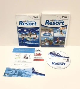 Wii Sports Resort (Nintendo Wii, 2009) CIB Complete w/ Case, Manual & inserts - Picture 1 of 3