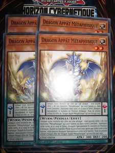 YU-GI-OH! COM PLAYSET DRAGON APPÂT METAPHYSIQUE (LOT DE 4) CYHO-FR018 NEUF ED 1 - Picture 1 of 1