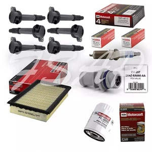 Tune Up Kit 2010 Ford Flex 3.5L V6 Ignition Coil DG520 FA1884 SP411 FL500S EV257 - Picture 1 of 11