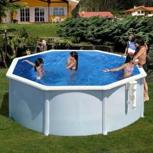 Piscina desmontable Gre Bora Bora redonda de acero chapa blanca - Imagen 1 de 4