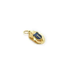 Pendant Vintage 'Scrabble' Yellow Gold 18K 750 And Enamels Made IN Italy - Picture 1 of 2