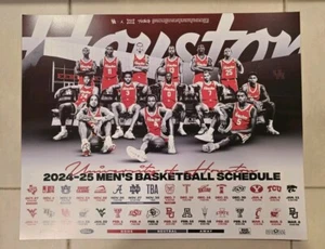 University of Houston Cougars 2024-2025 Basketball SGA Schedule Poster BIG 12 - Picture 1 of 9