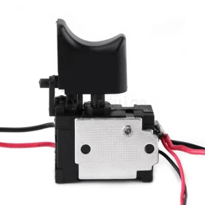 7.2V-24V 16A Electric Cordless Drill Trigger Switch Push Button With Light NEW - Afbeelding 1 van 5