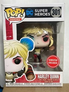 Funko POP DC Super Heroes 301 Gamestop Exclusivo Harley Quinn - Imagen 1 de 9