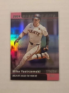 2025 Topps Series 1 Greatest Hits Mike Yastrzemski #GH-19 Pink Foil Giants - Bild 1 von 2