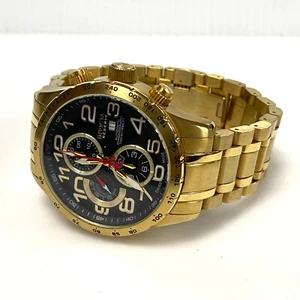 v005 INVICTA Reserve Stainless Steel 100m WR Chronograph Men's Wrist Watch #0592 - Picture 1 of 9