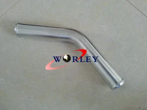 1 1/2" 38mm 1.5" 45 Degree Aluminum Turbo Intercooler Pipe piping Tube L= 600 mm - Foto 1 di 6