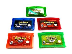 Ruby/ Sapphire/ Emerald/ Fire Red/ Leaf Green For Pokemon GBM GBA DS DSi