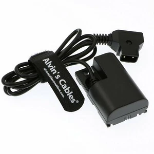 Cavo batteria fittizia LP E6 per Canon 5D4 5DSR 5D2 5D3 Canon R6 1M - Foto 1 di 6