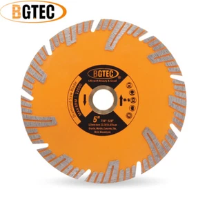 Diamant Schutz Zähne Sägeblatt 125 mm / 5" Trennscheibe für Granit Beton - Bild 1 von 8