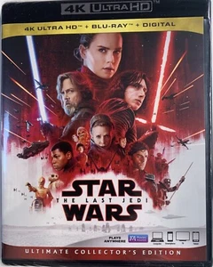 Star Wars: The Last Jedi - Collector's Edition - New Sealed 4K Ultra HD Blu-Ray - Picture 1 of 4