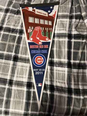 2011 Boston Red Sox vs Chicago Cubs May 20-22 2011 MLB Pennant Cover