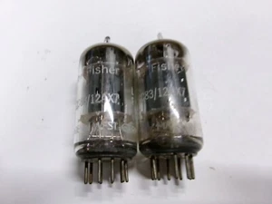 2 TELEFUNKEN ECC83/12AX7 VACUUM TUBES SMOOTH PLATE THE FISHER - Picture 1 of 1