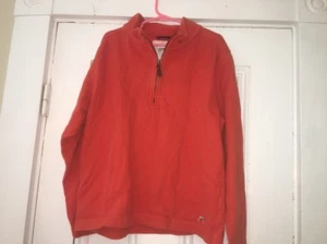 Crewcuts Boys Orange 1/4 Zip Hoodie Sweatshirt Sz 10 - Picture 1 of 1