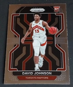 2021-22 Prizm Wrong Back Factory Misprint Error Rookie Card DAVID JOHNSON-MILTON - Picture 1 of 2