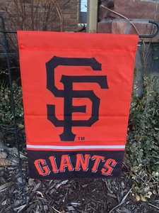 San Francisco Giants Double Sided Garden Flag Banner 12 x18 - Picture 1 of 3