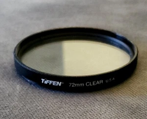 Tiffen 72mm Clear Camera Lens Filter - Picture 1 of 1