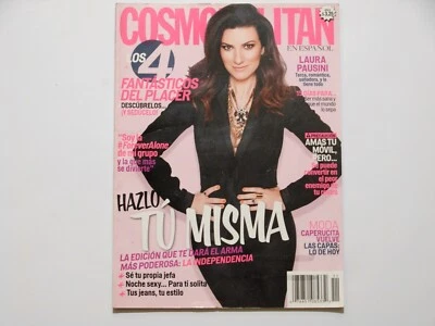 Cosmopolitan Magazine En Espanol November 2014 Laura Pausini Fashion and Beauty - Image 1 of 4
