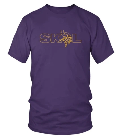 MINNESOTA VIKINGS SKOL PURPLE UNSIEX T-SHIRT GIFT FAN ALL SIZE S-3XL Cover