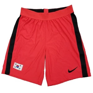 South Korea National Soccer Team Shorts Mens M Nike Red Football Swoosh - Picture 1 of 18
