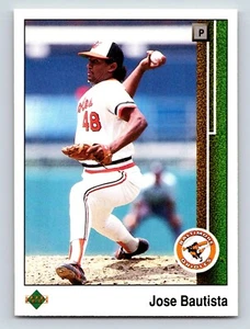Jose Bautista Baltimore Orioles Pitcher Upper Deck 1989 Card 574 Sports Memoratg - Picture 1 of 10