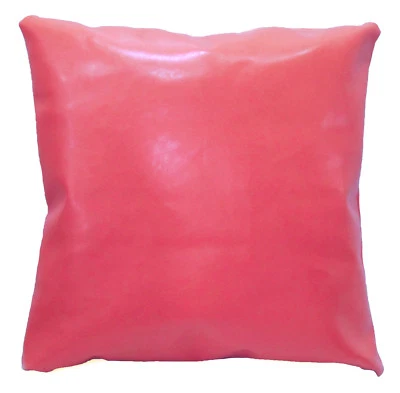 pe216a Coral Faux Leather Classic Pattern Cushion Cover/Pillow Case Custom Size - Image 1 of 4