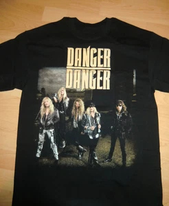 Vintage T-Shirt Danger Danger Band auf Tour Konzert schwere Band Baumwolle schwarz TR731 - Bild 1 von 4