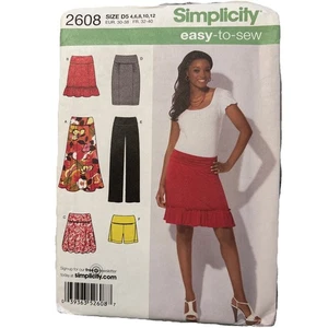 Patrón Simplicity 2608.Misses.D5.. Talla 4-12. Fácil de coser.Nuevo. - Imagen 1 de 2