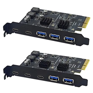 Fast Data Transfer USB 10Gbps Expansion Card for PC Highly Speed Transmission - Picture 1 of 9