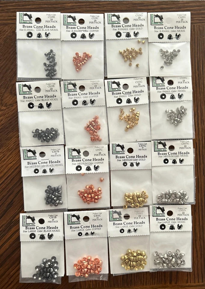 Cabezales de cono de latón Foto 1 de 1