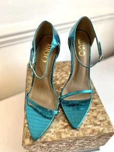 Sandali tacco alto stiletto cinturino alla caviglia Ego donna metallizzato misura 3 - Foto 1 di 13