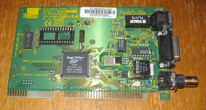 3com EtherLink III 3C509B-C Rev.A Network NIC Ethernet UTP ISA Card DOS - Zdjęcie 1 z 2