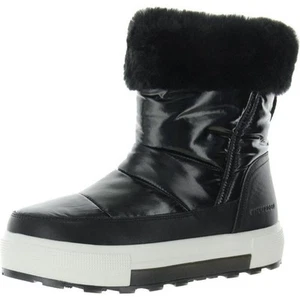 Cougar Wizard Neu mit Etikett 8 schwarze wasserdichte Winterstiefel Kunstfellkragen Plateauschuh - Bild 1 von 7