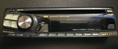 Reproductor de CD estéreo para automóvil Alpine CDM-7874 de colección placa frontal desmontable solamente Foto 1 de 4