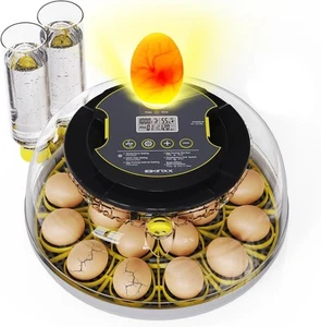 IBKINXX Incubator for Hatching Eggs, 18 Egg Capacity, Automatic Egg Turner - Picture 1 of 3