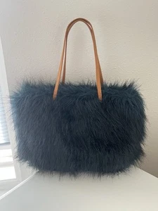 CrewCuts | Girls Teal Green | Monster Furry Shoulder Bag Tote | J. Crew - Picture 1 of 8