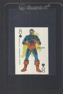 VINTAGE 1970 MARVEL TRADING CARD CYCLOPS PC INSET EIGHT OF SPADES (TC2B1) - Picture 1 of 2