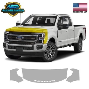20-22 Super Duty F-250/350 Pre-Cut Partial Hood/Fender Paint Protection Film PPF - Picture 1 of 5