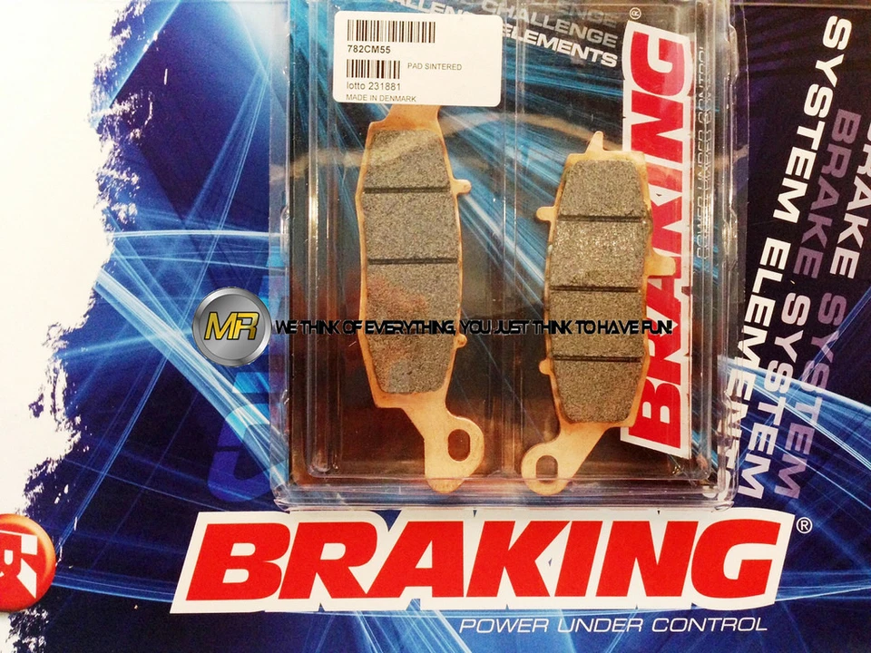 FOR KAWASAKI KLR 650 2003 03 SINTERED FRONT BRAKE PADS BRAKING CM55 - Image 1 of 1