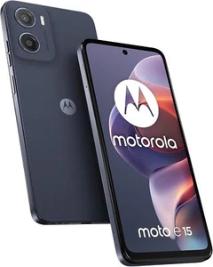 Motorola Moto E15 4G 6.67'' Smartphone 64GB Unlocked Dual-SIM - Denim Blue A - Picture 1 of 9