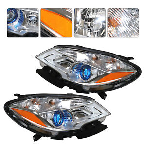 1 Pair For Buick Encore 2013 2014 2015 2016 Headlamp Halogen Headlights Assembly