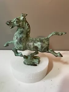 Vintage Bronze Replica Of The Han Dynasty “Flying Horse Of Gansu” Statue - Picture 1 of 9