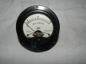 Roller - Smith A.C. VOLTS 0-15 TYPE TAS MR34W015ACVV PANEL METER - Picture 1 of 8