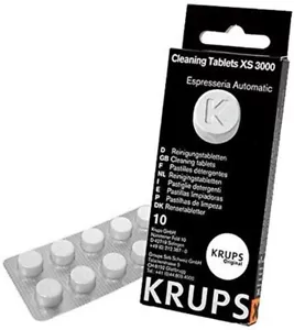 Krups Coffee Maker Cleaning Tablets Pack 10 XS3000 Degreasing Tablets - Picture 1 of 1