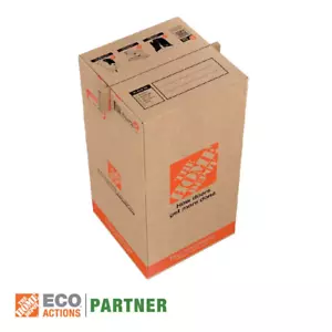 20x20x39 In. Heavy-Duty Tall Wardrobe Moving Box with Bar for Clothes Storage - Picture 1 of 11
