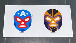 Adesivo Funko Decalcomania - Marvel Lucha Libre: Capt America & Thanos Collector Corps - Foto 1 di 1