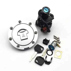 Ignition Switch Lock Gas Fuel Petrol Tank Cap Cover For Honda CBR600 2007-2016 - Picture 1 of 6